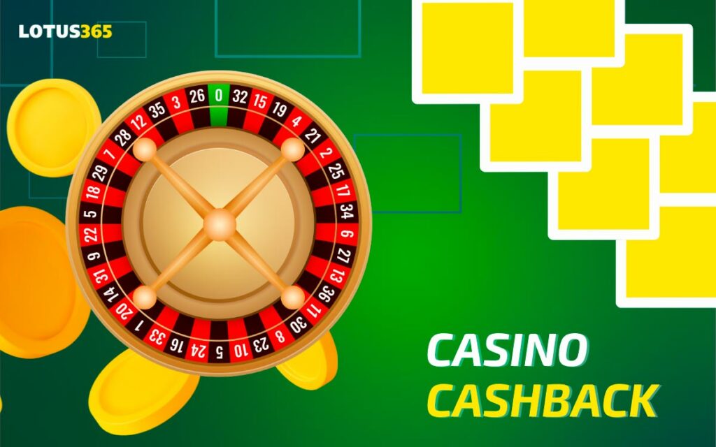 Cashback at Lotus365 Casino offers