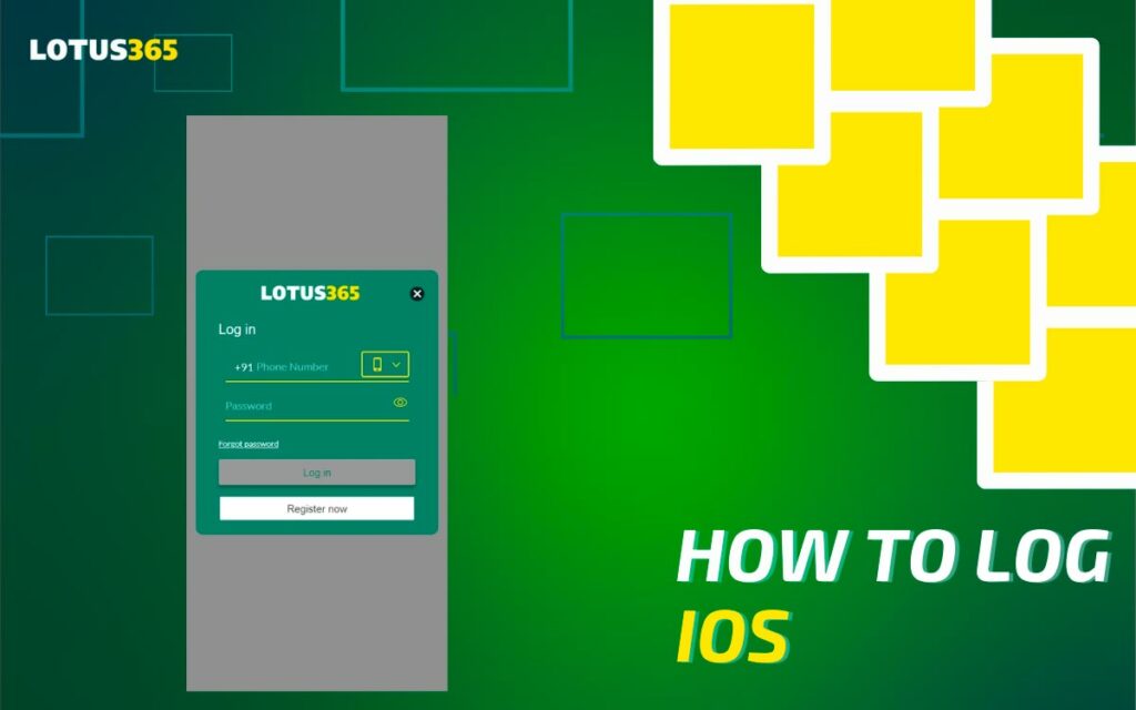 Log in and Use Lotus365 Mobile App ios