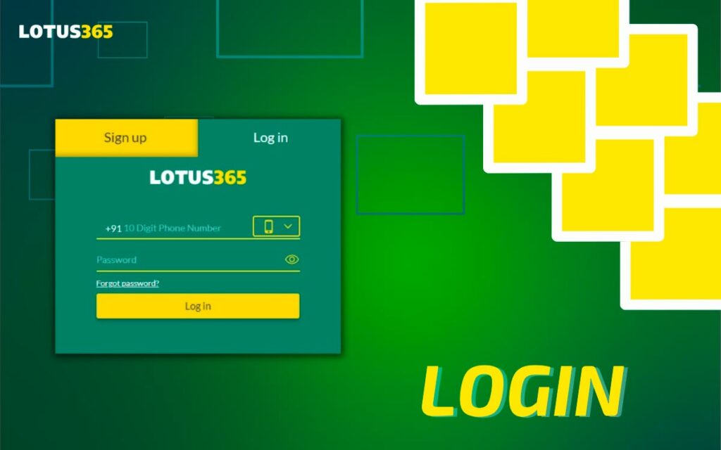 How to log in to the Lotus365 platform