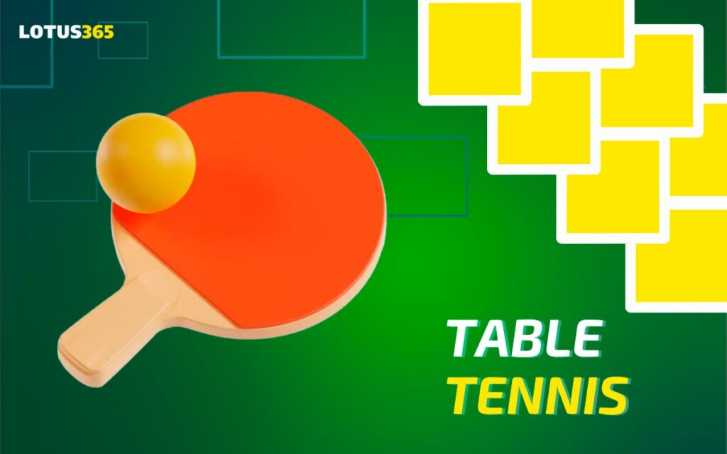 Lotus365 table tennis Sports Betting