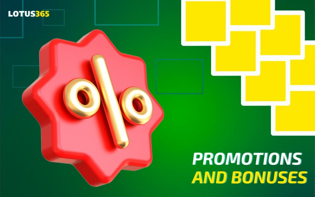 Enjoy Additional Promotions and Bonuses at Lotus365
