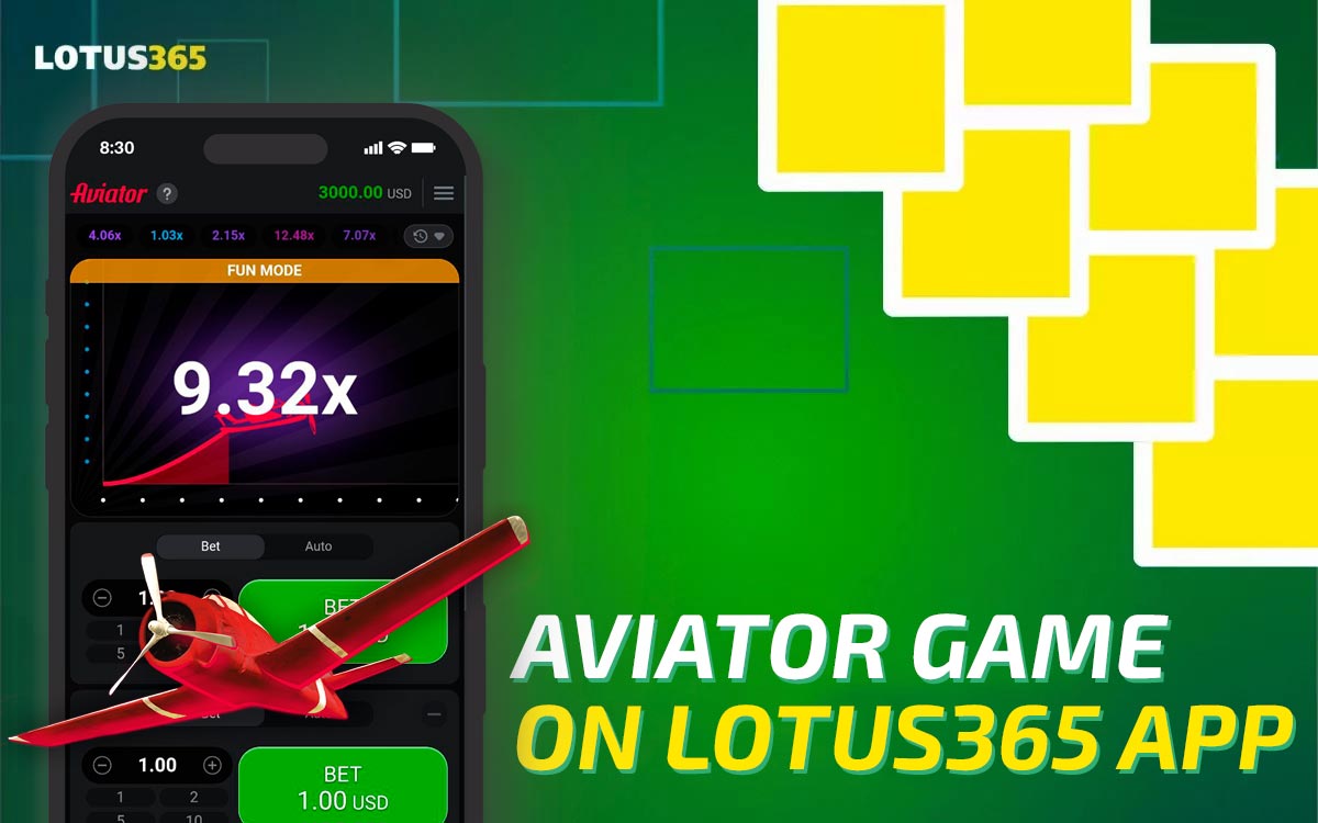 Step-by-step guide on how players can start playing Aviator in the Lotus365 mobile app.