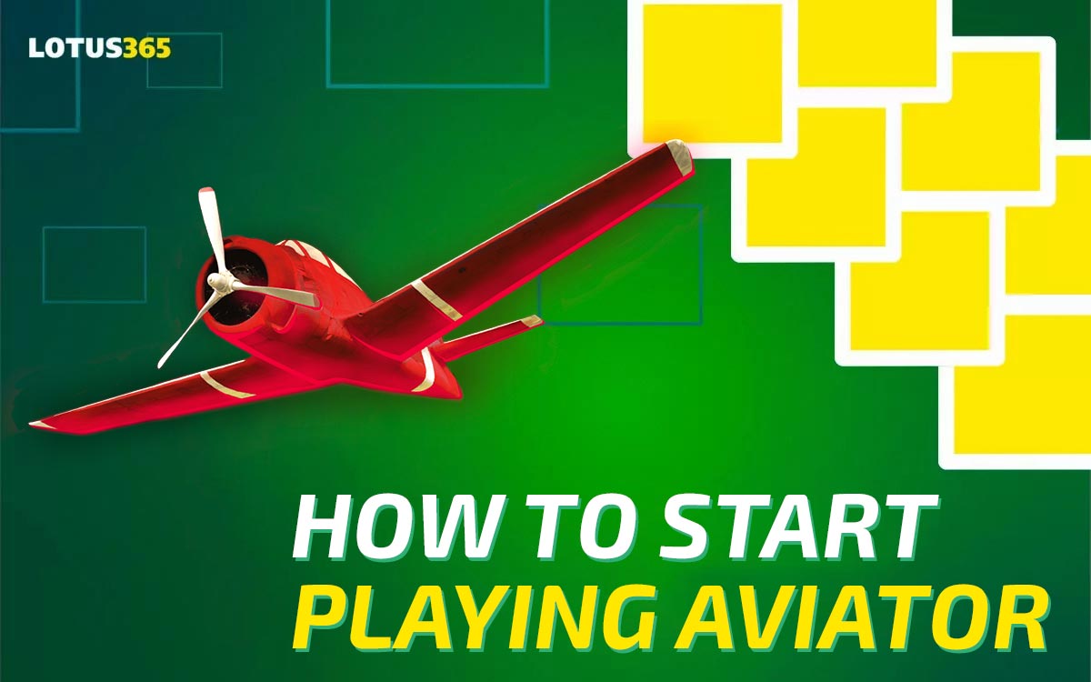 Step-by-step guide on how players can start playing Aviator on the Lotus365 platform.