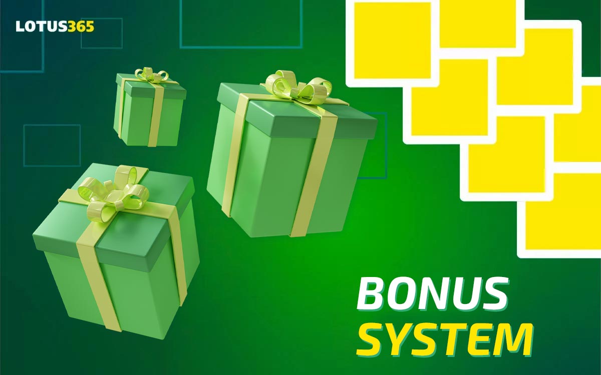 Lotus365 has an impressive bonus system that will appeal to any player.