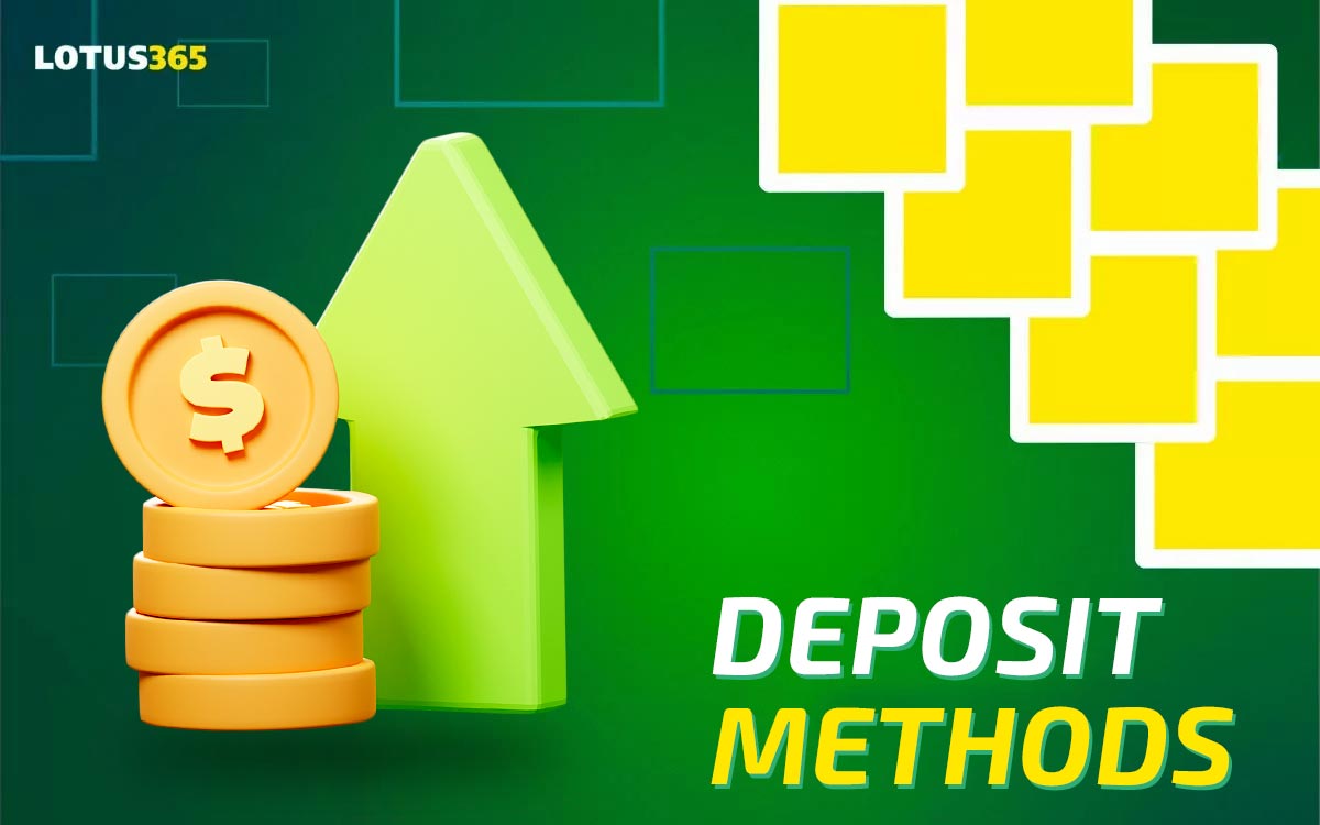 Detailed review of deposit methods on the Lotus365 platform.