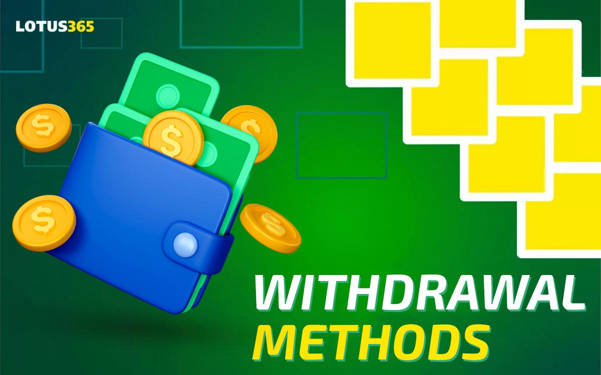Detailed review of withdrawal methods on the Lotus365 platform.