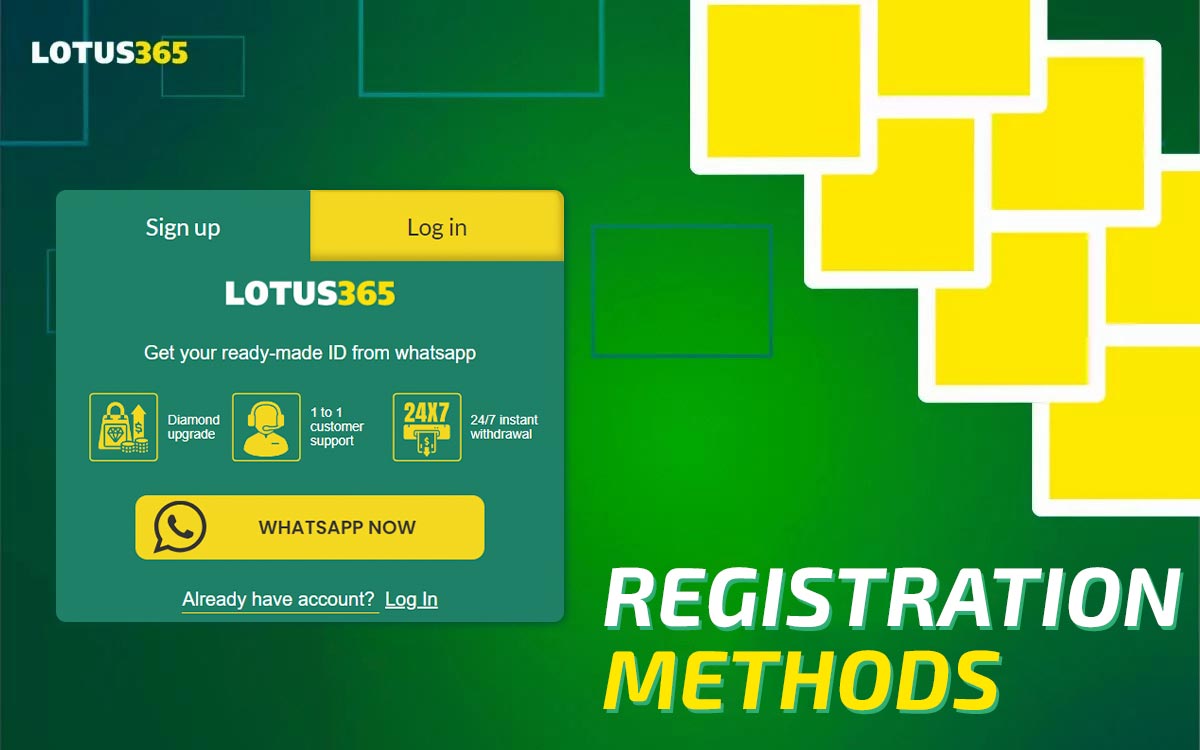 Step-by-step guide to registering on the Lotus365 platform.